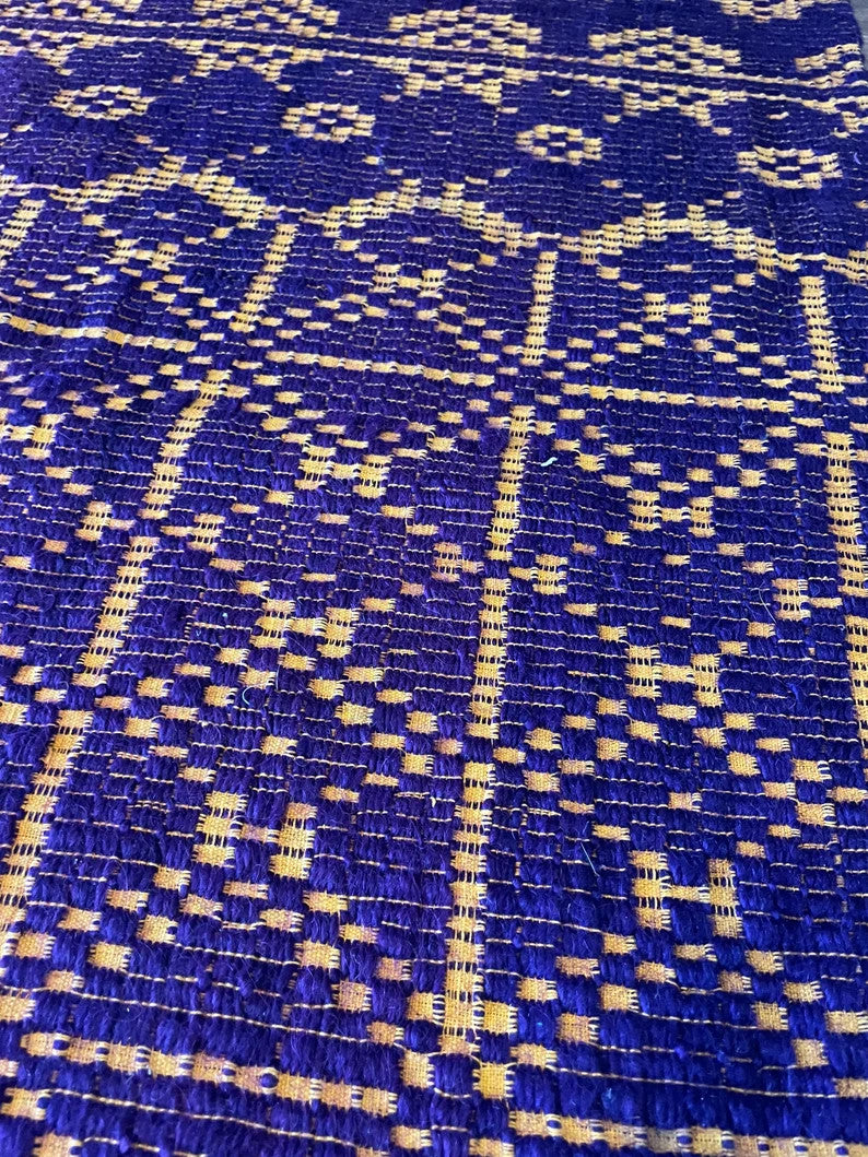 Vintage Purple Floral Romanian Wool Rug, 178x156 cm, view 7