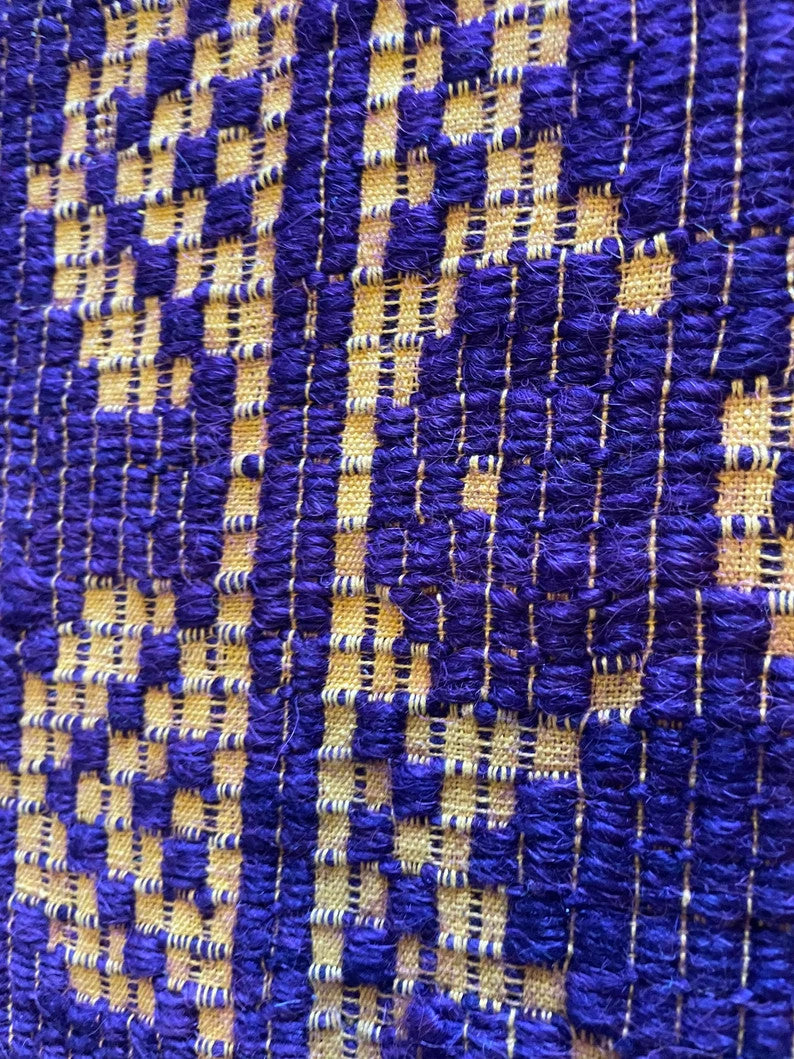 Vintage Purple Floral Romanian Wool Rug, 178x156 cm, view 8
