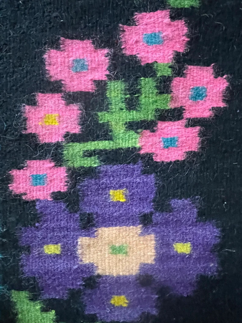 Vintage Floral Romanian Wool Rug, 271x158 cm, view 9