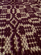 Vintage Brown Geometric Romanian Wool Rug, 205x166 cm, view 9