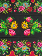 Vintage Blue Floral Romanian Wool Rug, 294x180 cm, view 6