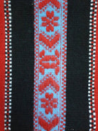 Vintage Red Striped Romanian Wool Rug, 230x160 cm, view 6