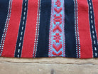 Vintage Red Striped Romanian Wool Rug, 230x160 cm, view 9