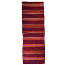 Vintage Striped Romanian Wool Runner Rug, 240x72 cm
