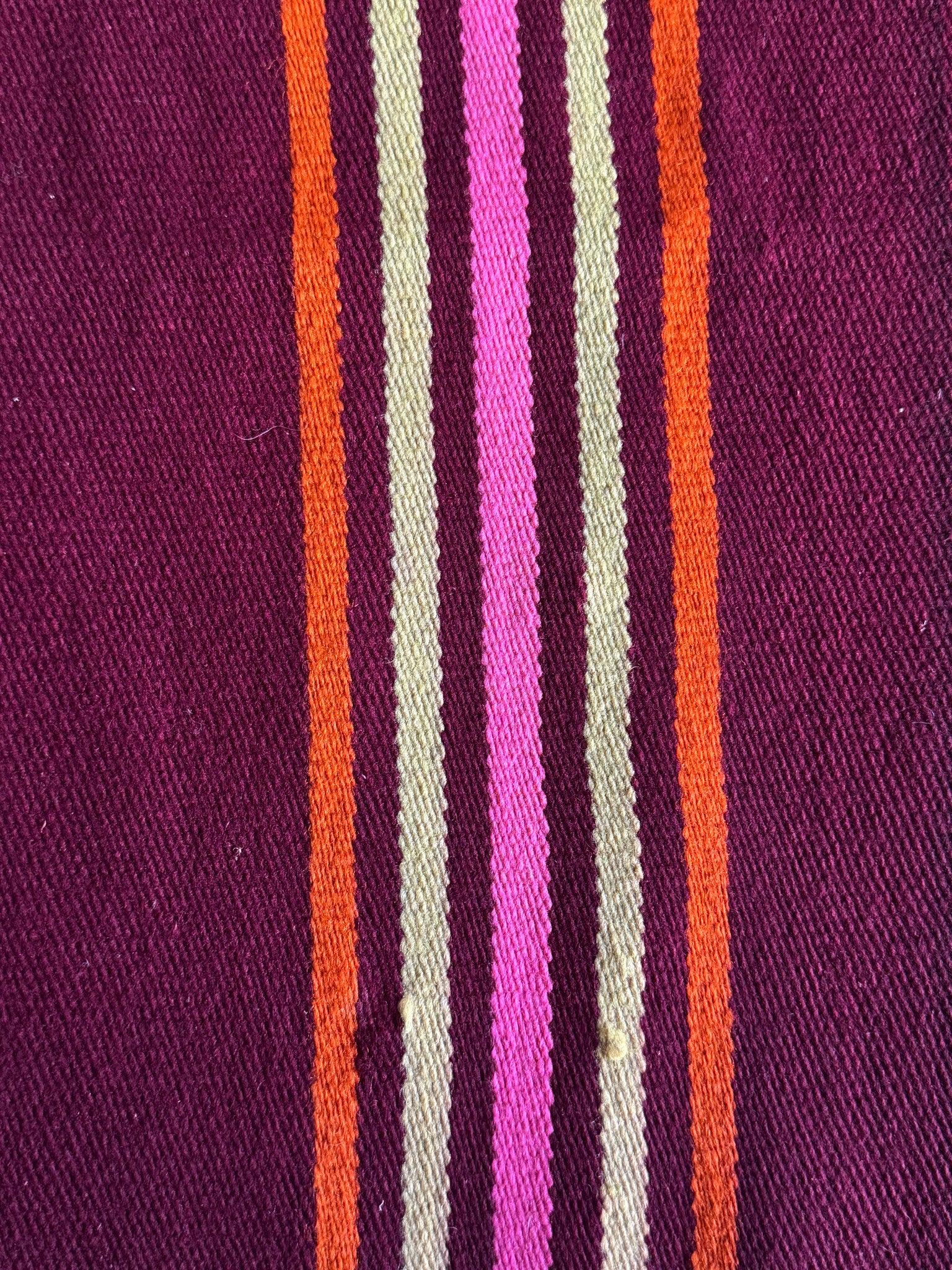 Vintage Striped Romanian Wool Runner Rug, 240x72 cm, view 6
