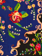 Vintage Blue Floral Transylvanian Wool Rug, 200x145 cm, view 3