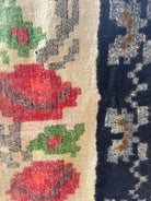 Vintage Floral Maramureș Wool Cerga Bedspread, 225x147 cm, view 6