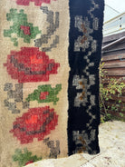 Vintage Floral Maramureș Wool Cerga Bedspread, 225x147 cm, view 7