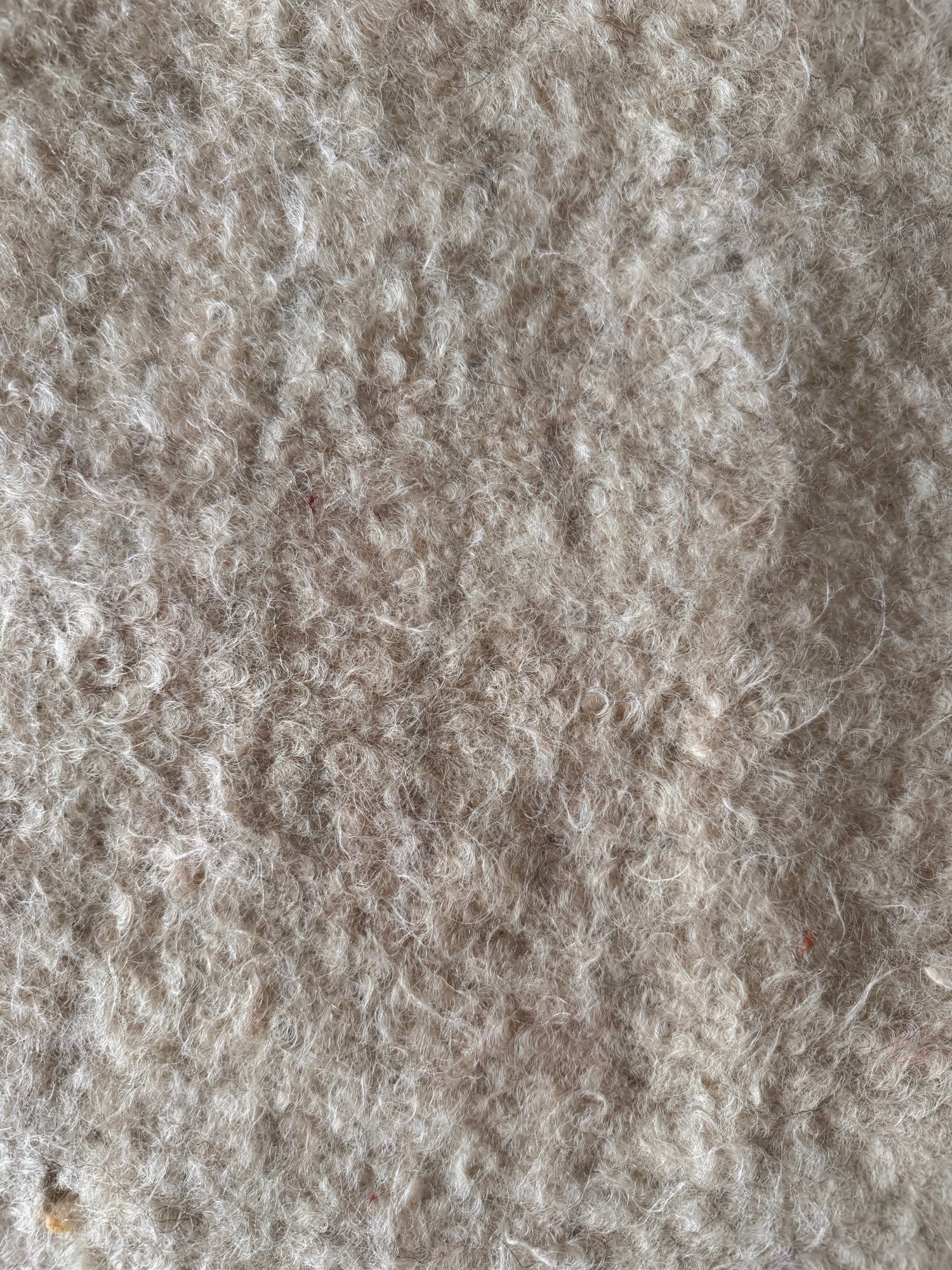 Vintage White Bistrița Wool Rug, 205x175 cm, view 2