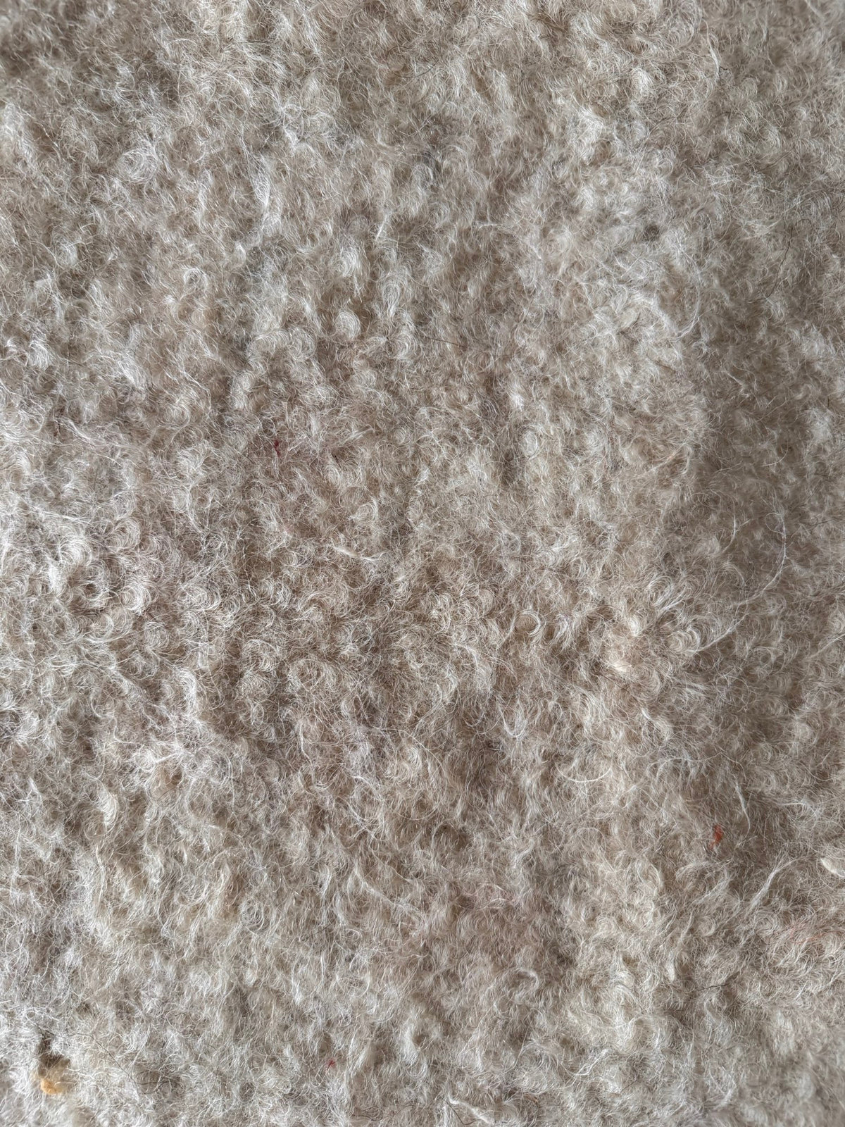Vintage White Bistrița Wool Rug, 205x175 cm, view 2