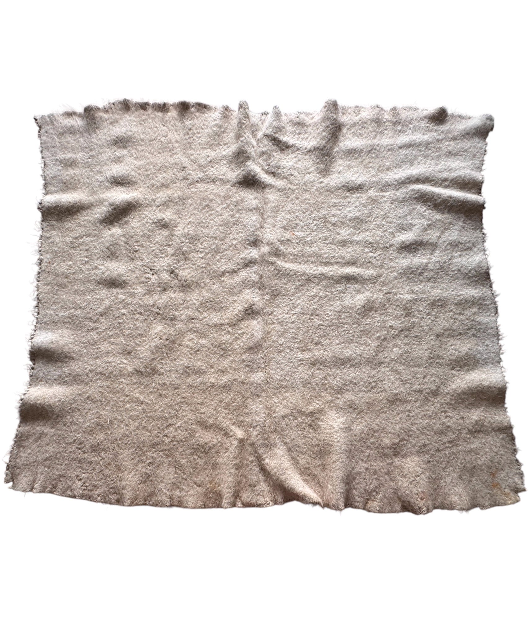 Vintage White Bistrița Wool Rug, 205x175 cm, view 4