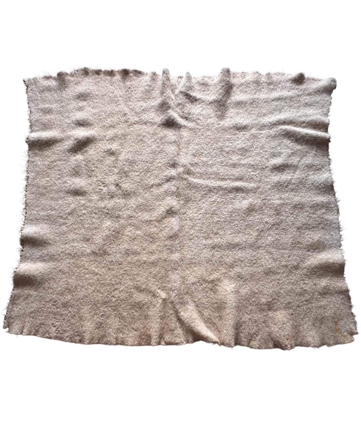 Vintage White Bistrița Wool Rug, 205x175 cm, view 4
