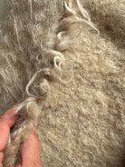 Vintage White Bistrița Wool Rug, 205x175 cm, view 9