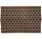 Handwoven Brown Romanian Wool Rug, 204x146 cm