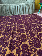 Handwoven Brown Romanian Wool Rug, 204x146 cm, view 8