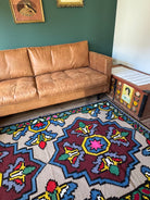 Vintage Geometric Romanian Wool Kilim Runner, 248x136 cm, view 12