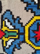 Vintage Geometric Romanian Wool Kilim Runner, 248x136 cm, view 8